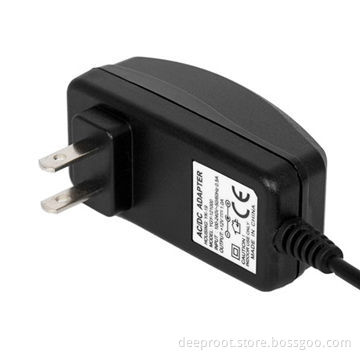 Portable Switching Power Supply for CCTV Camera with 12V/1A Output Standard, USA-Plug